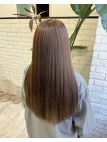 シュガー ヘアアンドネイル 仙台(SUGAR)&nbsp;ラテベージュ×髪質改善トリートメント