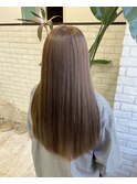 ラテベージュ×髪質改善トリートメント