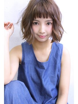 ロゼ 枚方(Rose) 【ROSE】くすみベージュ＿オン眉＿ボブ