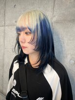 ニューワン バイ ネイバー 立川(Newone by neighbor)&nbsp;レイヤーカットナチュラルハイトーンデザインカラー[立川駅]