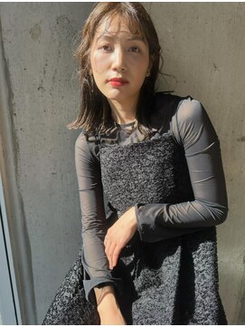 バロンフェム(baLon.fem) 【stylist園田】前髪一癖ありnaturalストレート