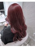 【オシャレ】ピンクレッド