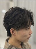 ニュアンスパーマシャドーパーマフェザーパーマセンターパート