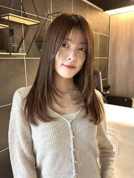 クーラ(Cura) 【Cura原宿】梅雨対策・酸性ストレートロング・顔周りレイヤー