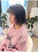 ボブパーマ/パーマボブ/デジタルパーマ/コテ巻き風パーマ