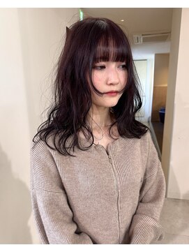 ニコフクオカヘアーメイク(NIKO Fukuoka Hair Make) ほんのりレイヤーとピンクブラウンカラー