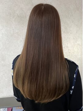 ビスクヘアデザイン(bisq hair design) 髪質改善カラー　艶カラー　ブラウンカラー　ミディアム