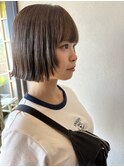 マットブラウンカラーのbob