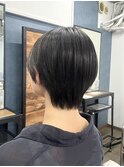 襟足長め　くびれショート　ショートウルフ　ruen熊本　田口紗羅