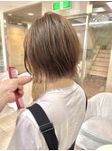 大人ボブ モーヴピンク オリーブグレー ヘーゼルグレージュ