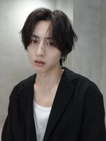 バイフィフス 原宿/表参道(by fifth)&nbsp;原宿シャドウパーマ大人メンズカットセンターパートウルフ30代