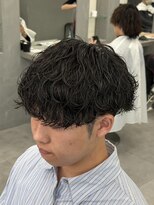 オーバルバイアピッシュ(OVARL by apish) 波巻きパーマ/メンズカットメンズパーマ/スパイラル