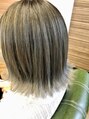 アグ ヘアー ベニー 八木山店(Agu hair beny)&nbsp;全体ブリーチでグレー系に♪