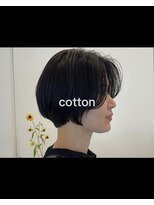 コットン(cotton) まとまるショートボブ