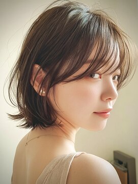 大人フェミニンボブ【iludaセンター北】