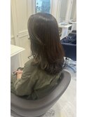 乾かすだけで形が決まるスタイル
