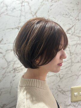 メモリーズ 銀座(Memories) 小顔見せ×抜け感ショートボブ」/加藤