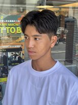 スウェル 船橋店(Swell) MEN’S HAIR/サーフカール/刈り上げセンターパート/船橋