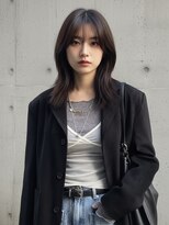 エイチ ウルフカット 大阪梅田(811)&nbsp;50代ハンサムショートショートバレイヤージュクラゲヘアパーマ