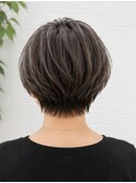 ハイライトショートボブ