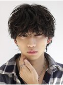シャドウパーマ ニュアンスパーマ 韓国風マッシュ