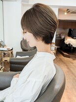 ヘアスタジオルース(HAIR STUDIO LUZ) 40代50代60代の大人ボブ/白髪ぼかしハイライト/堀江/北堀江