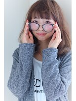 リッシュ(Hair&Eyelash Riche) メガネボブ/ナチュラルロブ/大人ガーリー/眼鏡女子/眉上バング