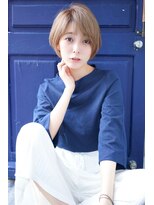 シエル ヘアーデザイン(Ciel Hairdesign)&nbsp;【Ciel】 リア・モード・ショート　Along with the blue door
