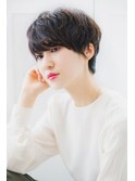 【Rire-リル銀座-】くせ毛風☆小顔マッシュショート