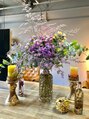 シ オリエンテ(ci OriEnte.) 定期的に変えるお花♪季節感のあるお花を生けるのが好きです♪