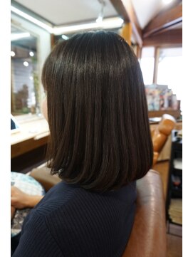 ビューティーサロン シュシュ(CHOU CHOU) これぞシンプルボブ、ドライだけでまとまるボブ