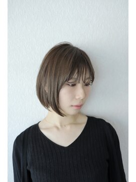 アグランテトラ 野田阪神店(a Gland tetra) 30代40代50代人気♪大人かわいいナチュラルグレージュボブ