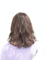 ヘアーアンドスパ メル(hair&spa m.e.l by origami)&nbsp;ハイライト×ラベンダー