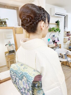 ロカット サロン(Roquat Salon) 訪問着着付けアップスタイル【ヘアセット 立川/立川南/八王子】