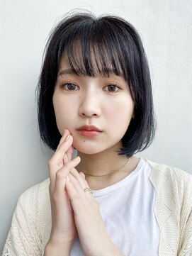 アイティー バイ アルバム 中野店(IT by ALBUM) ナチュラルボブ_クールショートピンクベージュボブルフ_37814