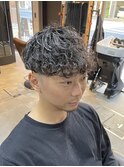 ツイストスパイラルパーマメンズマッシュパーマ