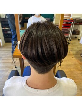 ラクヘアー 上福岡店 モテる毛束感刈り上げ清潔感20代30代40代すっきりショート