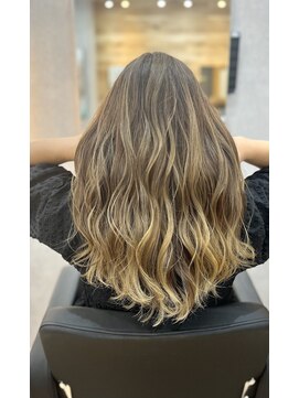 アグ ヘアー ミロ 本厚木店(Agu hair milo) ミルクティ◎エアタッチバレイヤージュ　本厚木