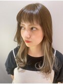 ミントベージュミディアムスタイル