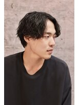 セメ(S’aimer)&nbsp;センターパート×波巻きスパイラルパーマ