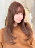 韓国レイヤー/韓国風/顔周り/髪質改善/黒髪/ブリーチなし 立川