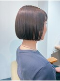 地毛風カラー/ナチュラルレイヤーカット/ショートボブ[船橋]