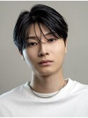 韓国マッシュセンターパートダウンパーマニュアンスパーマウルフ