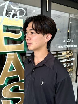 ザスーツブラザーズ(THE SUITS BROTHERS) MEN'SHAIRウルフカルマパーマベリーショートイージーパーマ