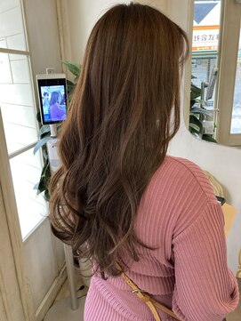 シェノン 赤羽店(CHAINON) 大人ガーリー美髪ミルクチョコレートロング【埼京線】赤羽美容室