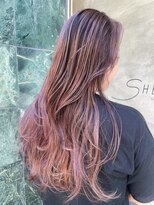 シェル(SHEL+L)&nbsp;ラベンダーピンクのバレイヤージュ【滝野】