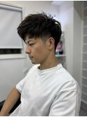 アップバングショート