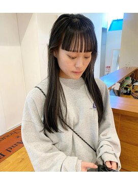 ビーヒアナウ 金沢県庁店(BE HERE NOW) インナーカラー＊ワイドバング