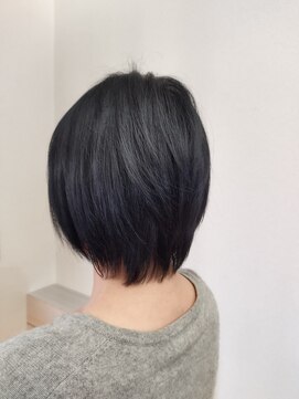 ナチュラル ピュール(Natural pur) ショートレイヤー×髪質改善ヘアマニキュア
