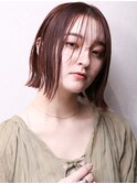 大人可愛い小顔カット美髪ツヤ髪ナチュラルボブA7
